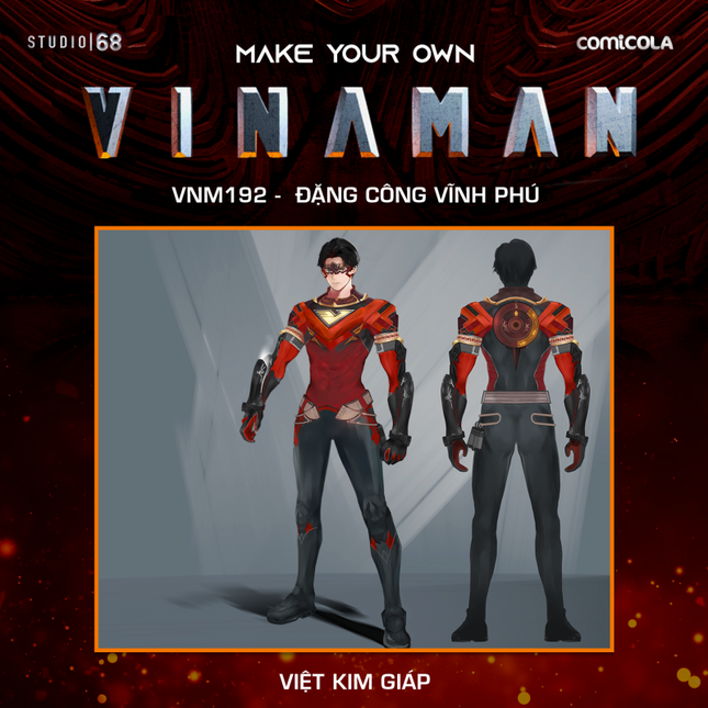 Top 25 thiết kế trang phục siêu anh hùng VINAMAN, thế này gia nhập Avengers cũng được nhỉ! ảnh 14