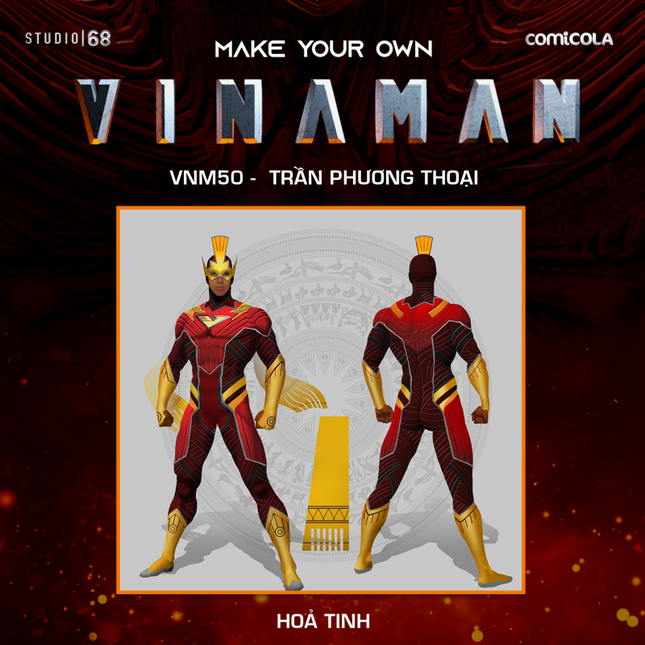 Top 25 thiết kế trang phục siêu anh hùng VINAMAN, thế này gia nhập Avengers cũng được nhỉ! ảnh 18