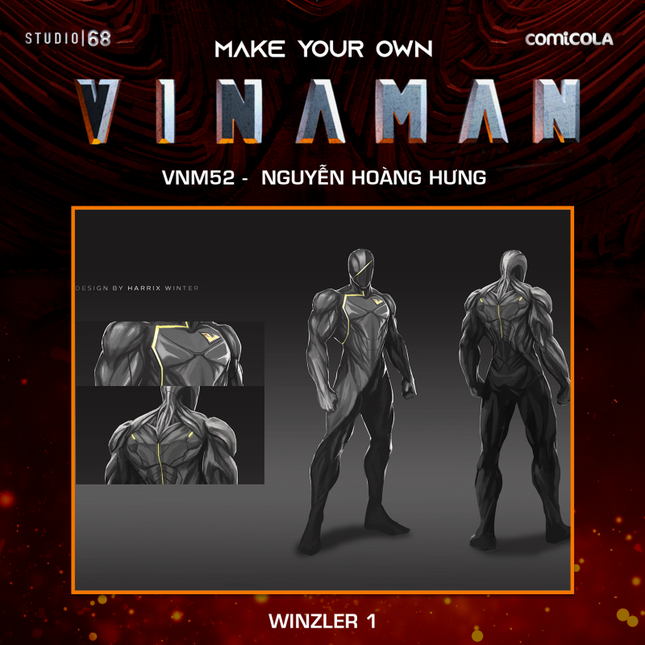Top 25 thiết kế trang phục siêu anh hùng VINAMAN, thế này gia nhập Avengers cũng được nhỉ! ảnh 19