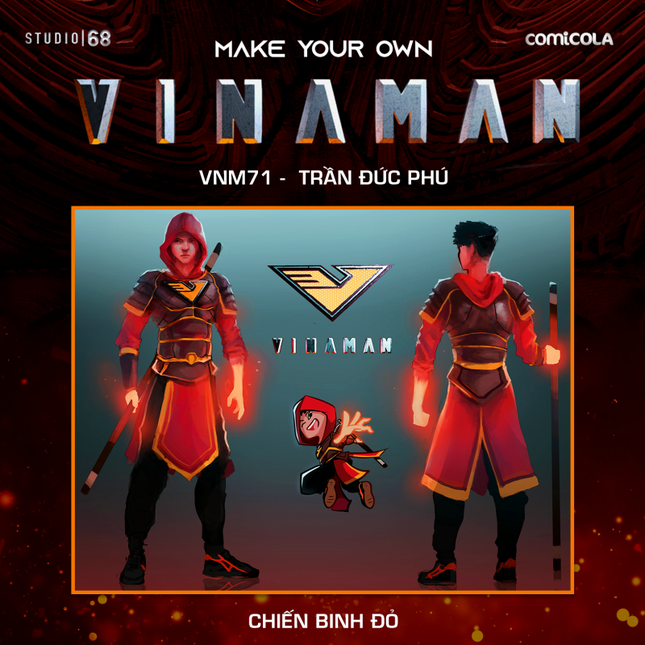 Top 25 thiết kế trang phục siêu anh hùng VINAMAN, thế này gia nhập Avengers cũng được nhỉ! ảnh 22