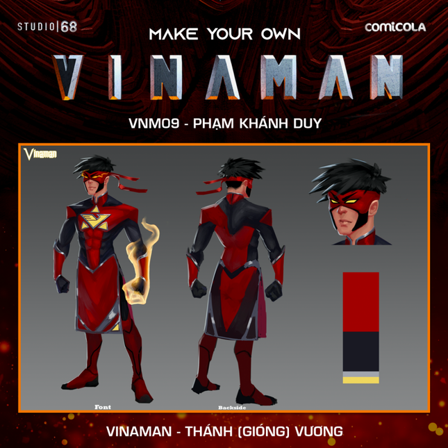 Top 25 thiết kế trang phục siêu anh hùng VINAMAN, thế này gia nhập Avengers cũng được nhỉ! ảnh 25