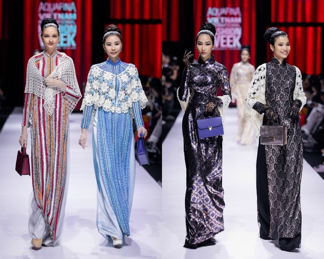 Ngọc Trinh thanh lịch bất ngờ trên sàn diễn thời trang, xinh thật nhưng sao trông lạ quá! ảnh 7