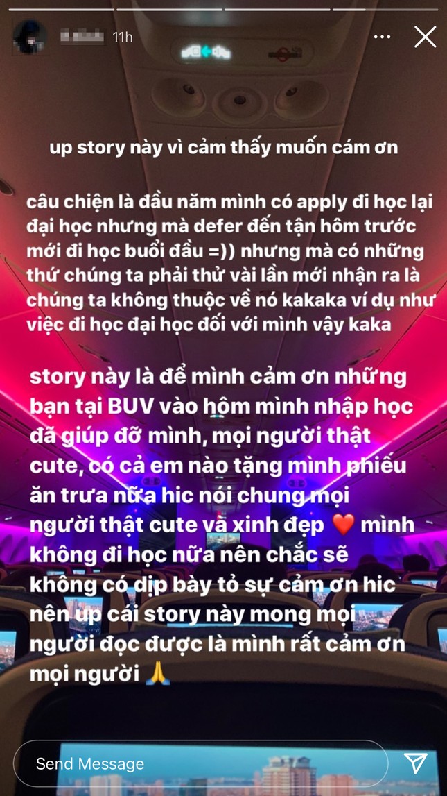 Kết thúc hành trình Rap Việt, Tlinh quyết định rời trường Đại học sau buổi học đầu tiên ảnh 3