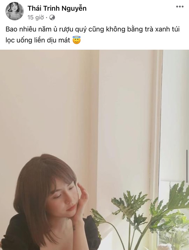 Chỉ sau một ngày, cụm từ “trà xanh” bỗng thành trend trên status của sao Việt ảnh 5