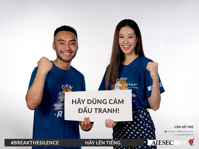 Khánh Vân, Dustin Phúc Nguyễn kêu gọi “Hãy cất tiếng nói” vì nạn nhân quấy rối tình dục ảnh 6