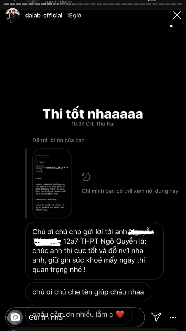 Góc gác lại âu lo: Da LAB chuyển nghề làm “bồ câu đưa thư”, gửi tình cảm của fan đến crush ảnh 3