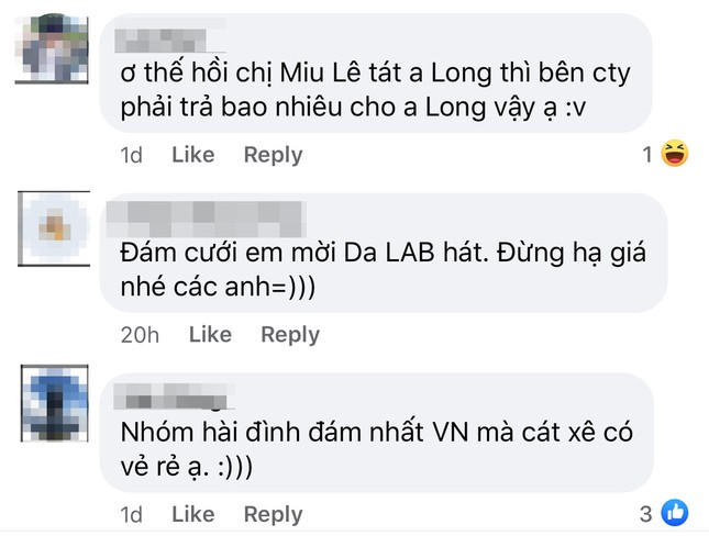 Da LAB tung bảng giá đi diễn nhưng chẳng ai vào hỏi, chỉ toàn bình luận “lầy lội” của fan ảnh 3
