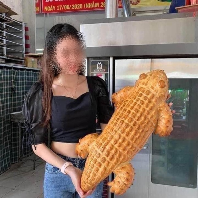 Cô gái đặt mua bánh mì cá sấu qua mạng, lúc nhận hàng không biết nên khóc hay nên cười ảnh 1