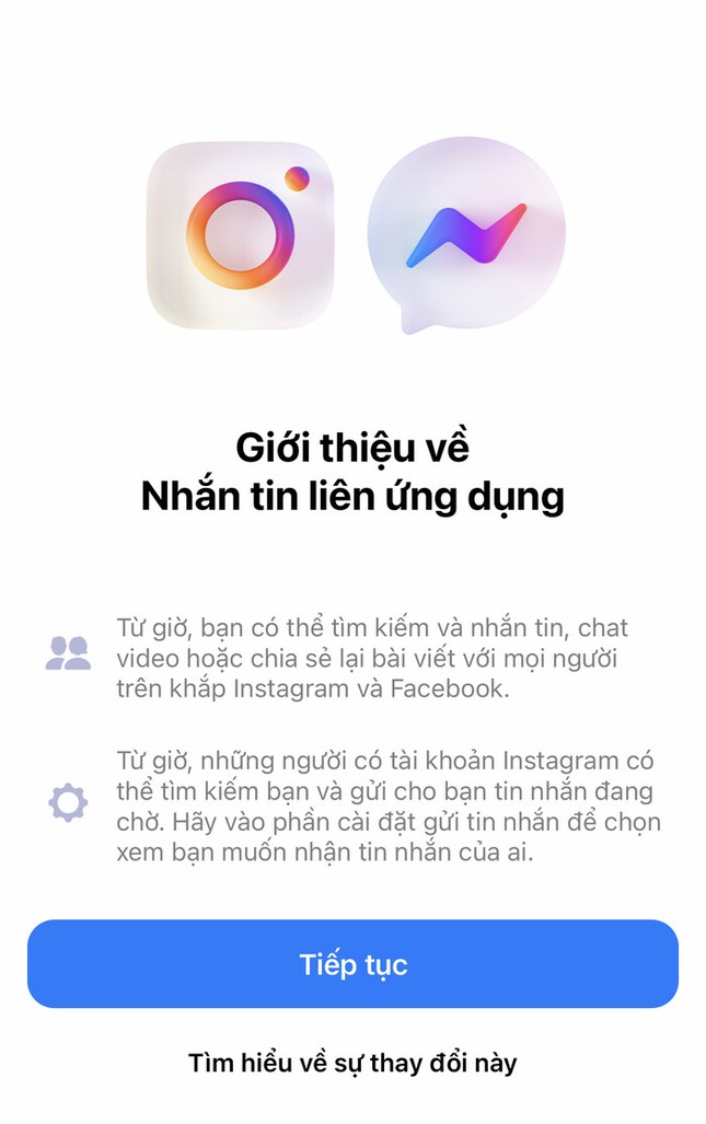 Nhiều người dùng cảm thấy phiền toái vì cập nhật mới của Facebook Messenger và Instagram ảnh 1