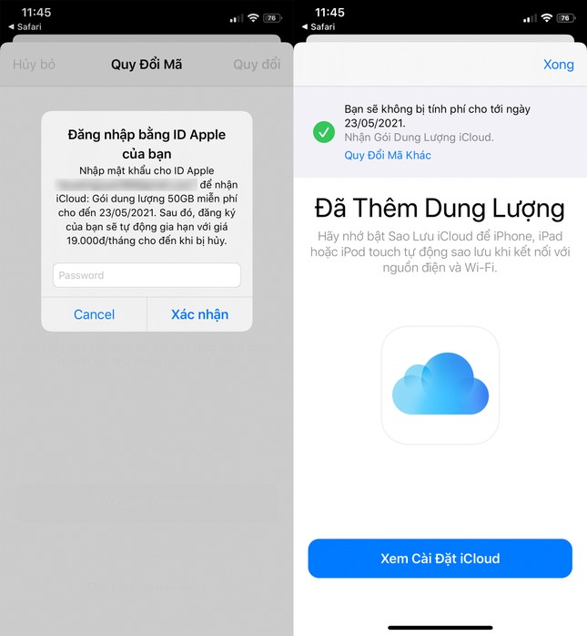 HOT: Hướng dẫn nhận 50GB iCloud miễn phí, dùng trong 9 tháng, nhanh tay nào bạn ơi! ảnh 3