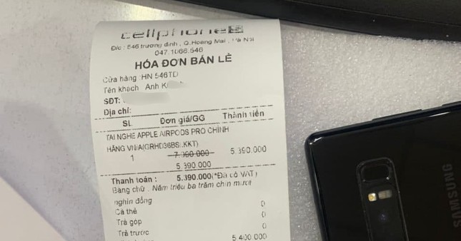 Chiêu lừa đảo mới: In hoá đơn, khắc laser số series giả để bán AirPods Pro “fake” giá cao ảnh 3