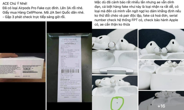Chiêu lừa đảo mới: In hoá đơn, khắc laser số series giả để bán AirPods Pro “fake” giá cao ảnh 4