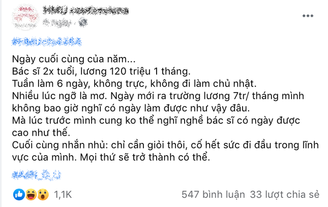 Confession của cựu SV trường Y gây tranh cãi: Bác sĩ ra trường lương 120 triệu/ tháng? ảnh 1