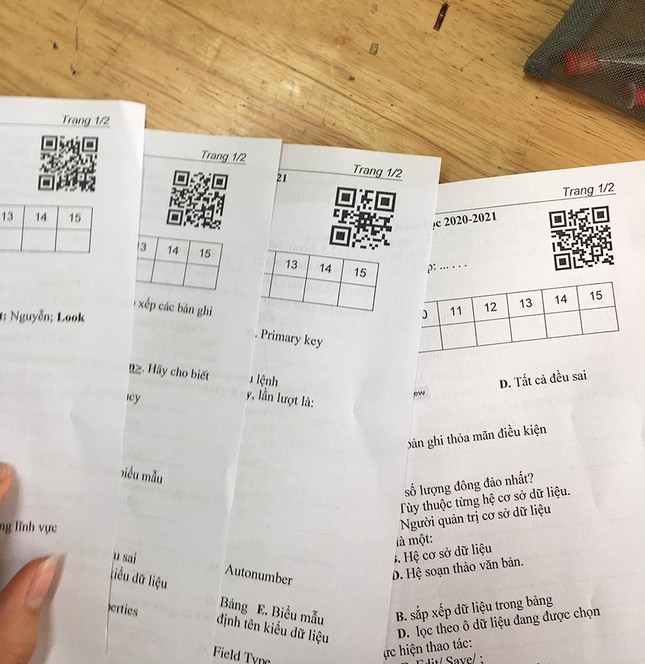 Giáo viên đặt mã đề kiểm tra bằng mã QR code, quét ra nội dung khiến teen “ngã ngửa“ ảnh 1
