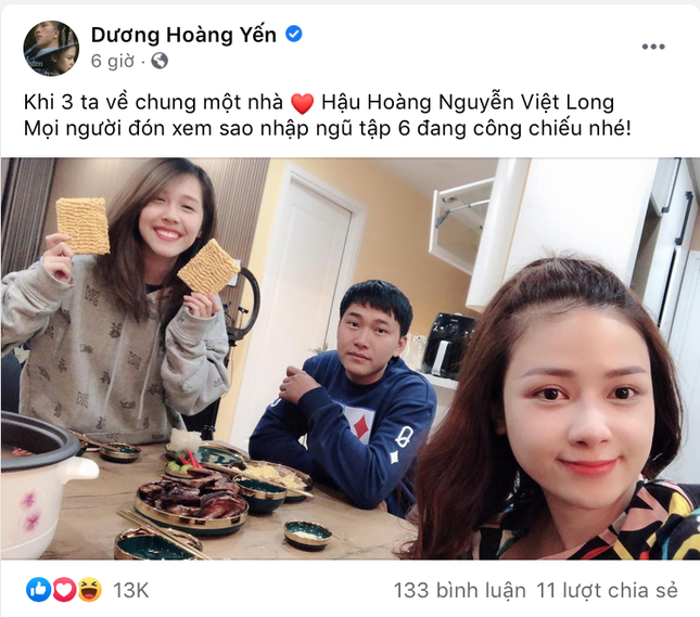 Mũi trưởng Long và Hậu Hoàng hội ngộ sau “Sao Nhập Ngũ”, fan càng tích cực đẩy thuyền ảnh 1