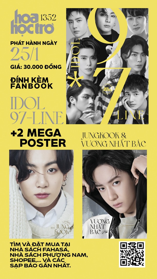 Hoa Học Trò 1352: Sải bước tiến vào năm mới, nhận ngay fanbook khổ lớn Idol 97-Line ảnh 1