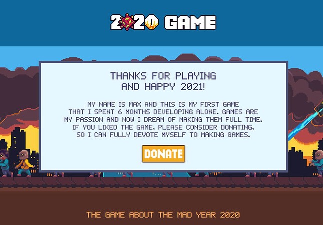 Cùng nhìn lại một năm đầy biến động qua tựa game giả lập “2020 Game” siêu dễ thương ảnh 9