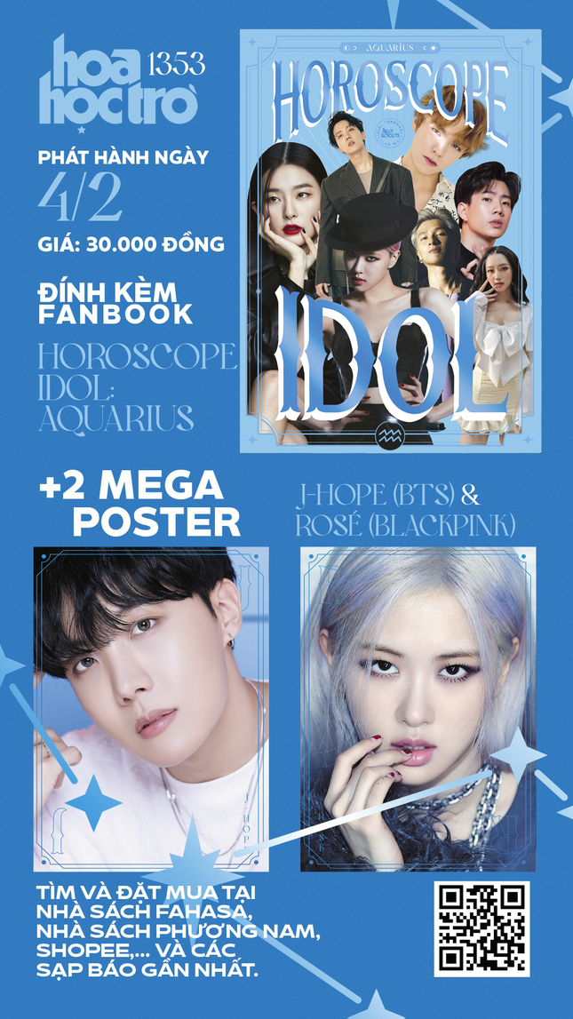 Hoa Học Trò 1353: Nạp cảm hứng cho Tết Trâu Vàng, tặng kèm fanbook Horoscope Idol Aquarius ảnh 1