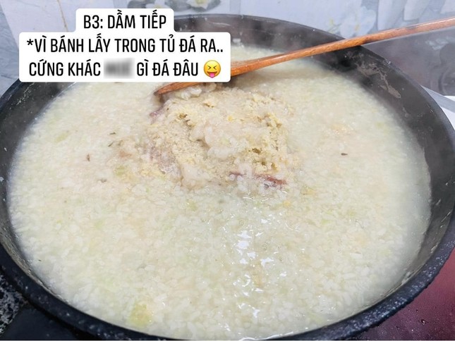 Cô gái làm món bánh chưng chiên nước lọc giống trên mạng, nhìn thành quả ai cũng bàng hoàng ảnh 3