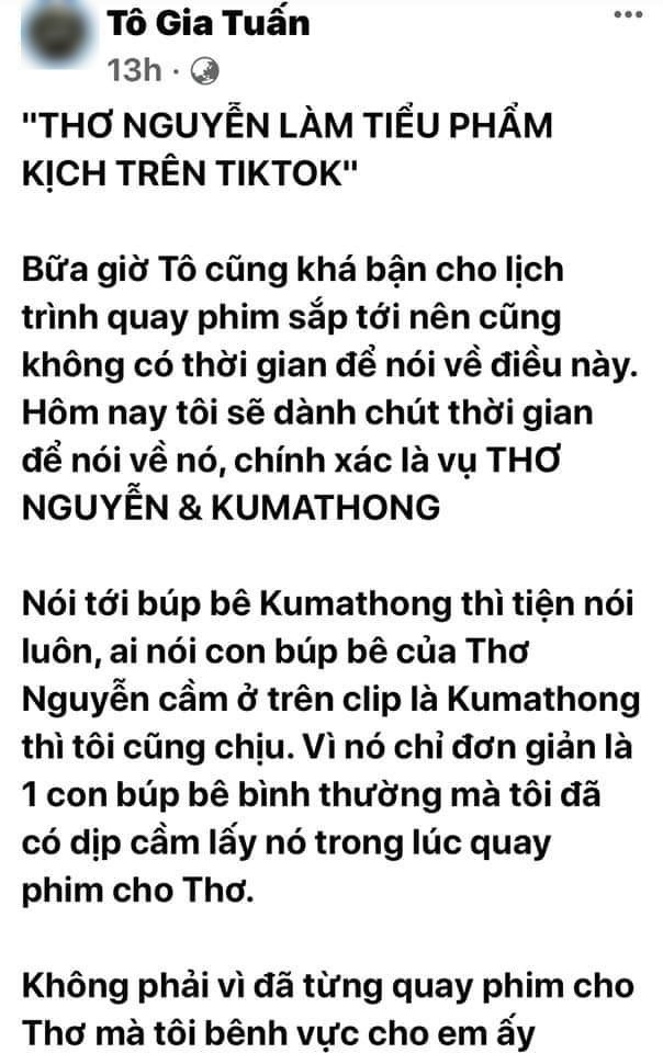 Đạo diễn web-drama “Bố Già” kêu gọi mọi người hãy cứu lấy YouTuber Thơ Nguyễn ảnh 2