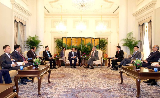 Thủ tướng Việt Nam và Singapore hội đàm ảnh 2