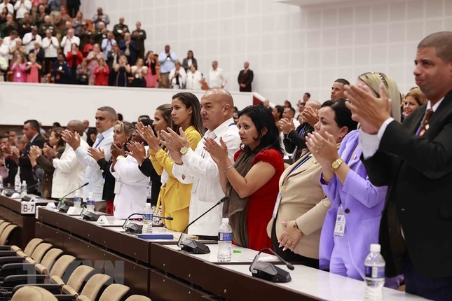 Ông Vương Đình Huệ phát biểu tại phiên họp đặc biệt của Quốc hội Cuba ảnh 13