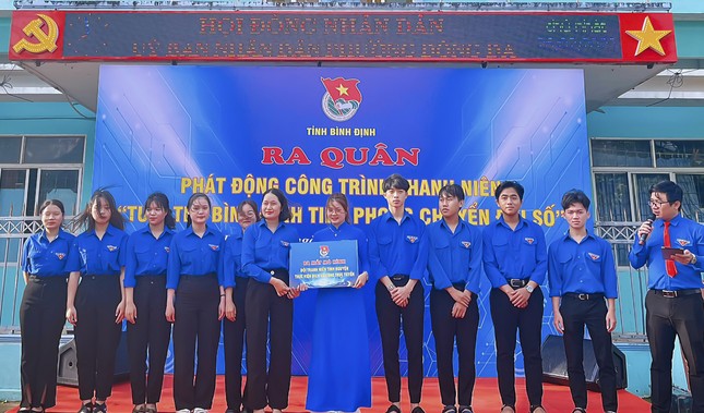 Tuổi trẻ Bình Định, Quảng Nam ra quân các tổ công nghệ số ảnh 1