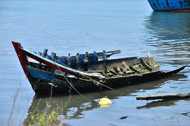 Nhếch nhác 'nghĩa địa' tàu cá tiền tỉ ở cảng Sa Huỳnh ảnh 5