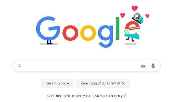 Google “thả tim” đến các “người hùng” đang ngày đêm chống dịch COVID-19 ảnh 1