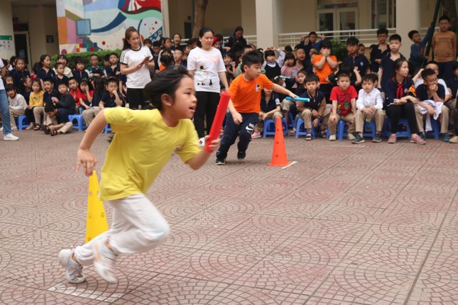 Cô trò trường Tiểu học Cát Linh nỗ lực hết mình trong Ngày hội thiếu nhi vui khỏe ảnh 3