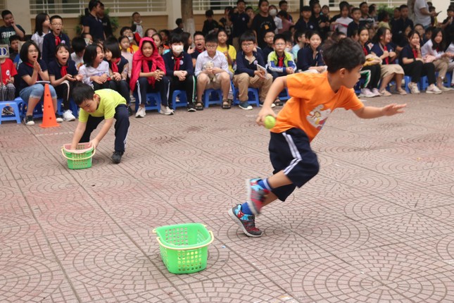 Cô trò trường Tiểu học Cát Linh nỗ lực hết mình trong Ngày hội thiếu nhi vui khỏe ảnh 2