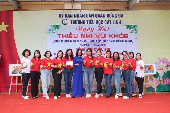 Cô trò trường Tiểu học Cát Linh nỗ lực hết mình trong Ngày hội thiếu nhi vui khỏe ảnh 8