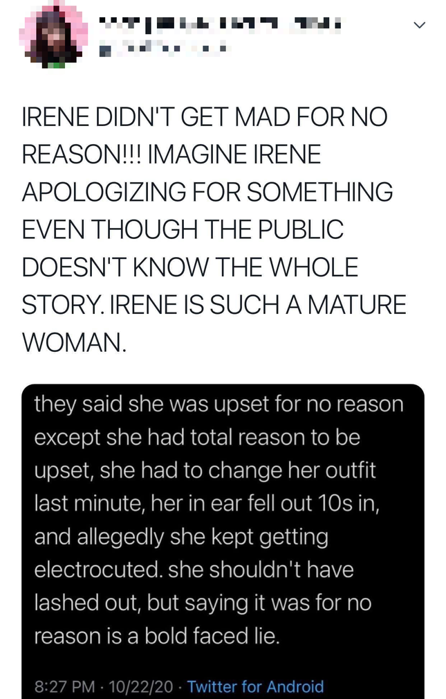 Cuộc chiến của fan quốc tế và netizen Hàn còn nóng hơn cả scandal lăng mạ của Irene ảnh 2