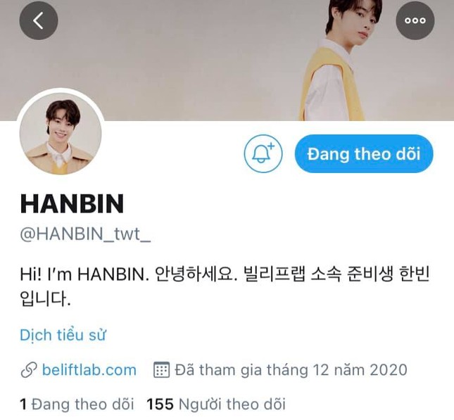 Vừa được mở tài khoản Twitter, Hanbin khoe ngay ảnh luyện tập cho sân khấu pre-debut ảnh 1