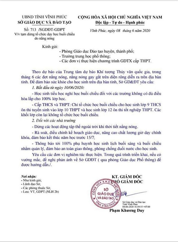 Góc “trường nhà người ta”: Teen yên tâm học hành, nắng nóng đã có thầy cô lo! ảnh 1