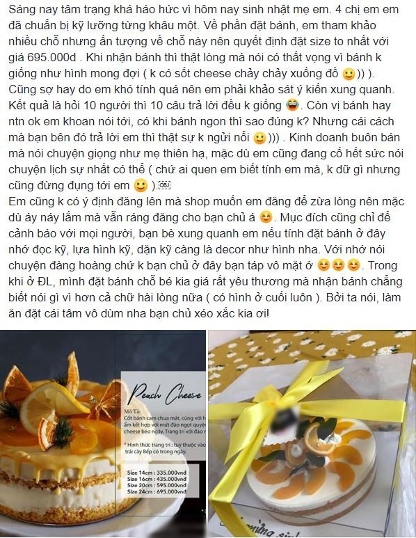 Khi tiệm bánh là “thượng đế“: Giao bánh khác hình mẫu, shop thách thức khách “bóc phốt“ ảnh 4