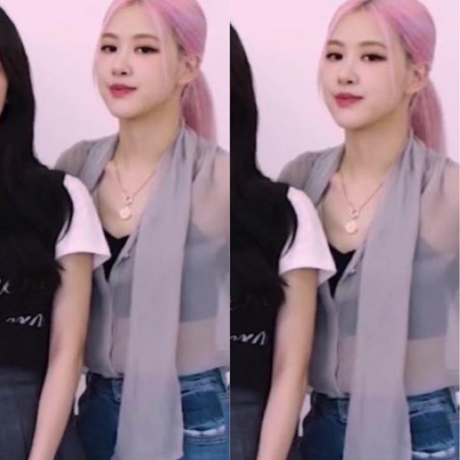 Táo bạo diện áo xuyên thấu, Rosé được khen ngợi vì chọn đồ phụ trợ quá tinh tế ảnh 4