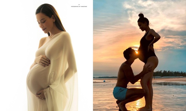 Không chỉ mang thai đôi, Hồ Ngọc Hà còn hạ sinh một trai một gái quá sức vẹn tròn ảnh 1