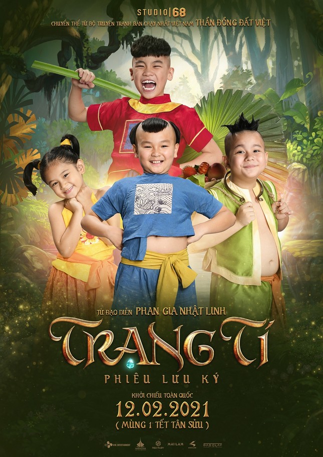 Các nhân vật Tí, Sửu, Dần, Mẹo bước từ truyện tranh lên phim “Trạng Tí” gây thích thú ảnh 1