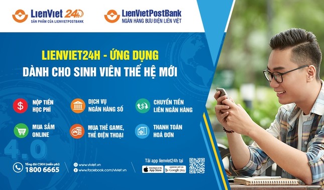 LienVietPostBank hỗ trợ các trường đại học thu hộ học phí trực tuyến trên LienViet24h ảnh 1