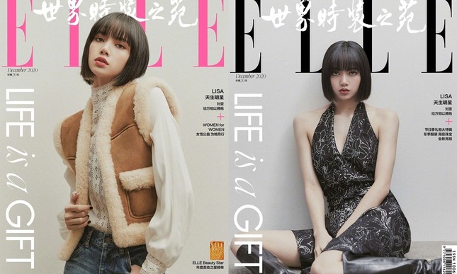 Lisa (BLACKPINK) tiếp tục hứng “gạch đá” chỉ vì bìa báo Elle Trung Quốc số cuối năm ảnh 1