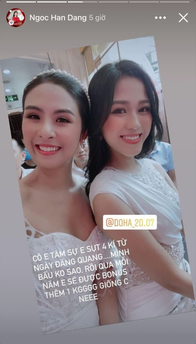 Ngọc Hân đã an ủi gì khi được Hoa hậu Đỗ Thị Hà chia sẻ bí mật riêng tư? ảnh 2