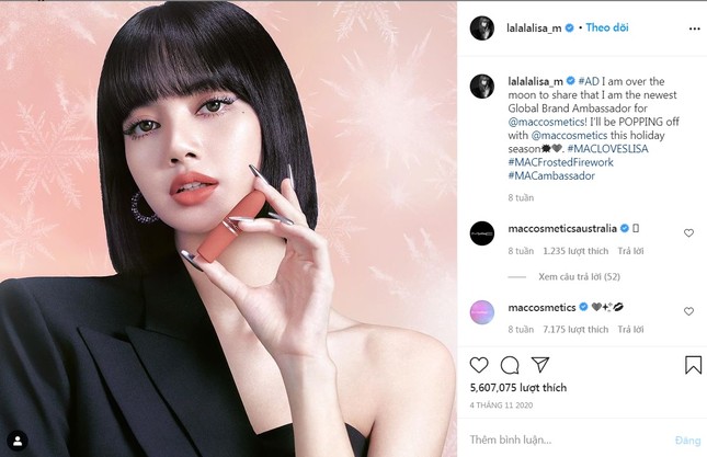 Bất chấp tài khoản Instagram gây tranh cãi, Lisa vẫn lập kỷ lục mới với bức hình này ảnh 3