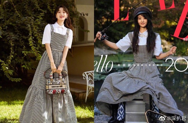 Liên tục đụng hàng Triệu Lệ Dĩnh từ phim ra đời, Viên Băng Nghiên đang muốn “ké fame” đàn chị? ảnh 6
