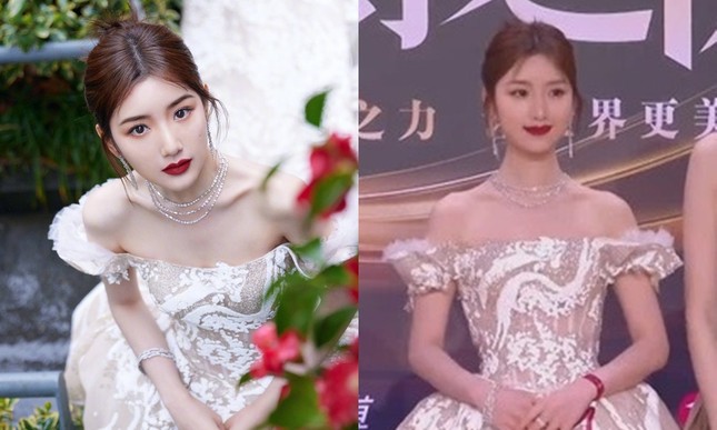 Đến hẹn lại lên, thảm đỏ Weibo trở thành nơi netizen soi nhan sắc thực của sao nữ C-Biz ảnh 6