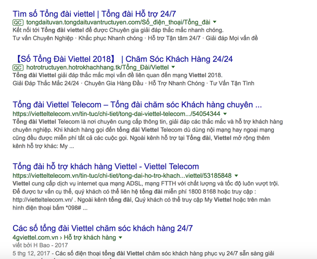 Loạn thông tin tổng đài nhà mạng