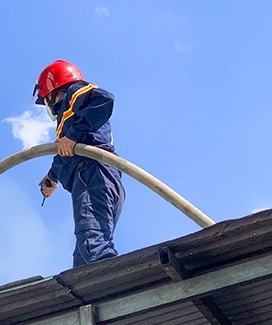 Cháy kho hàng, hàng chục hộ dân sơ tán ảnh 3