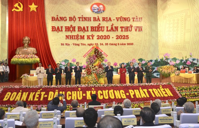 Bí thư Trung ương Đảng Nguyễn Hòa Bình dự Đại hội Đảng bộ Bà Rịa -Vũng Tàu ảnh 2