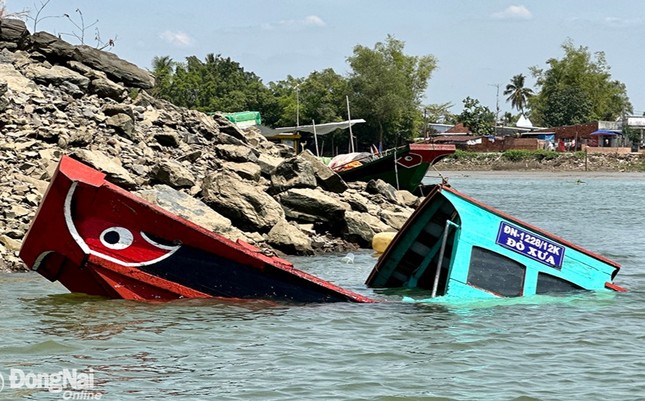 Nguyên nhân ban đầu vụ lật thuyền chở khách trên sông Đồng Nai ảnh 1