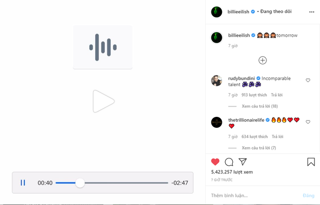 Tin nóng US&UK: Billie Eilish và The Vamps phát hành ca khúc mới cùng ngày ảnh 2